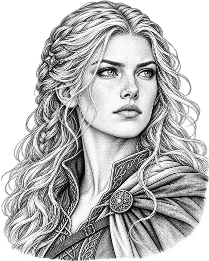 Illustration: Prinzessin Elenya von Dravengard