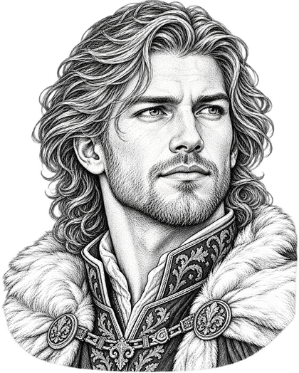 Illustration: Kronprinz Roderic von Dravengard