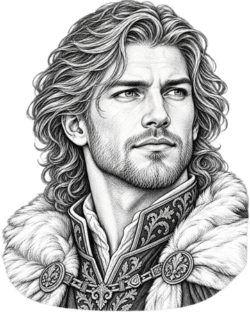 Illustration: Kronprinz Roderic von Dravengard
